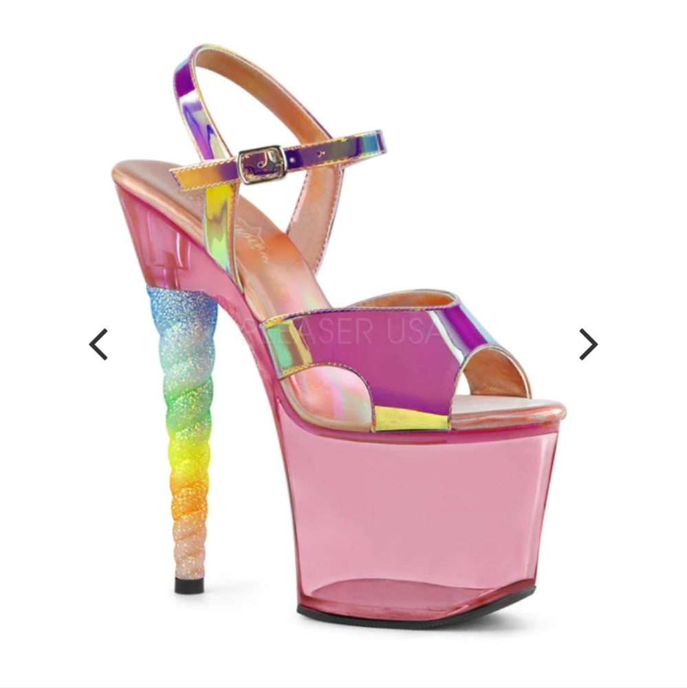 Pleaser Unicorn 711 Bubble Gum Pink